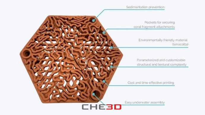 Arrecife de coral restaurado con impresión 3D por ArchiREEF