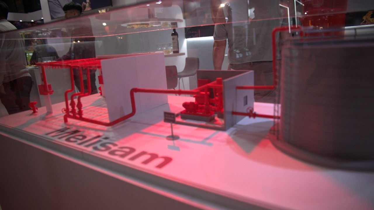 Maqueta técnica para exposiciones comerciales de Melisam