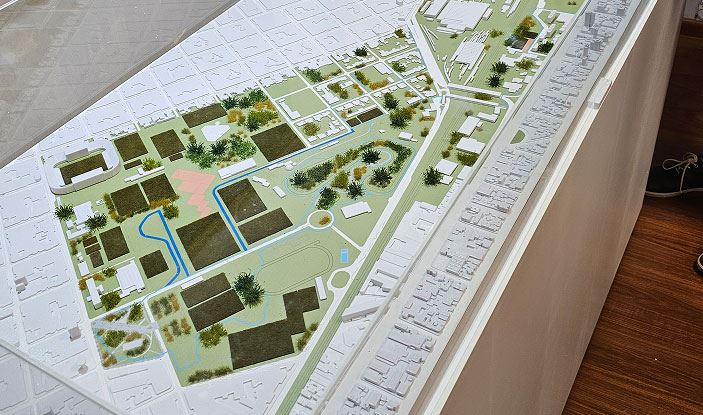 Maqueta territorial del Municipio de Lanús