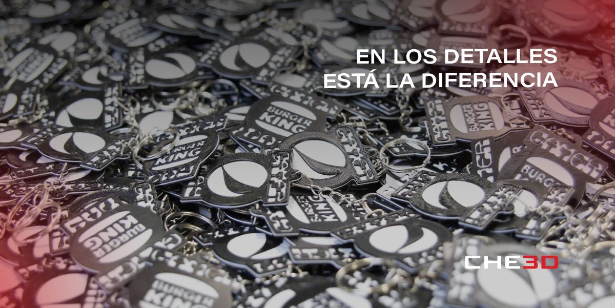 Merchandising corporativo y objetos de marca impresos en 3D
