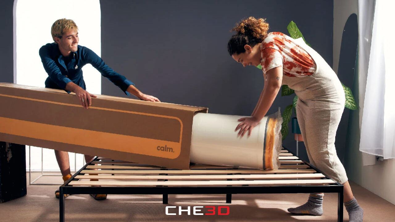 Packaging de Calm: el unboxing perfecto diseñado por Che3D