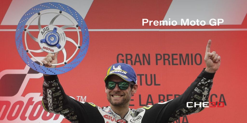 Trofeo personalizado de MotoGP en Termas de Río Hondo