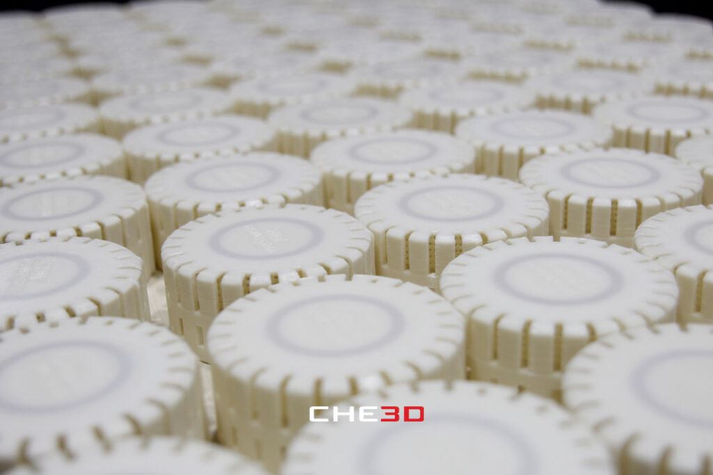Granja de impresoras 3D de Che3D produciendo WeSense Air